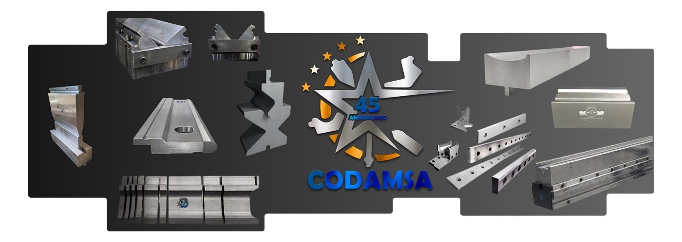 Dados para doblar lámina y punzones para press brake CODAMSA